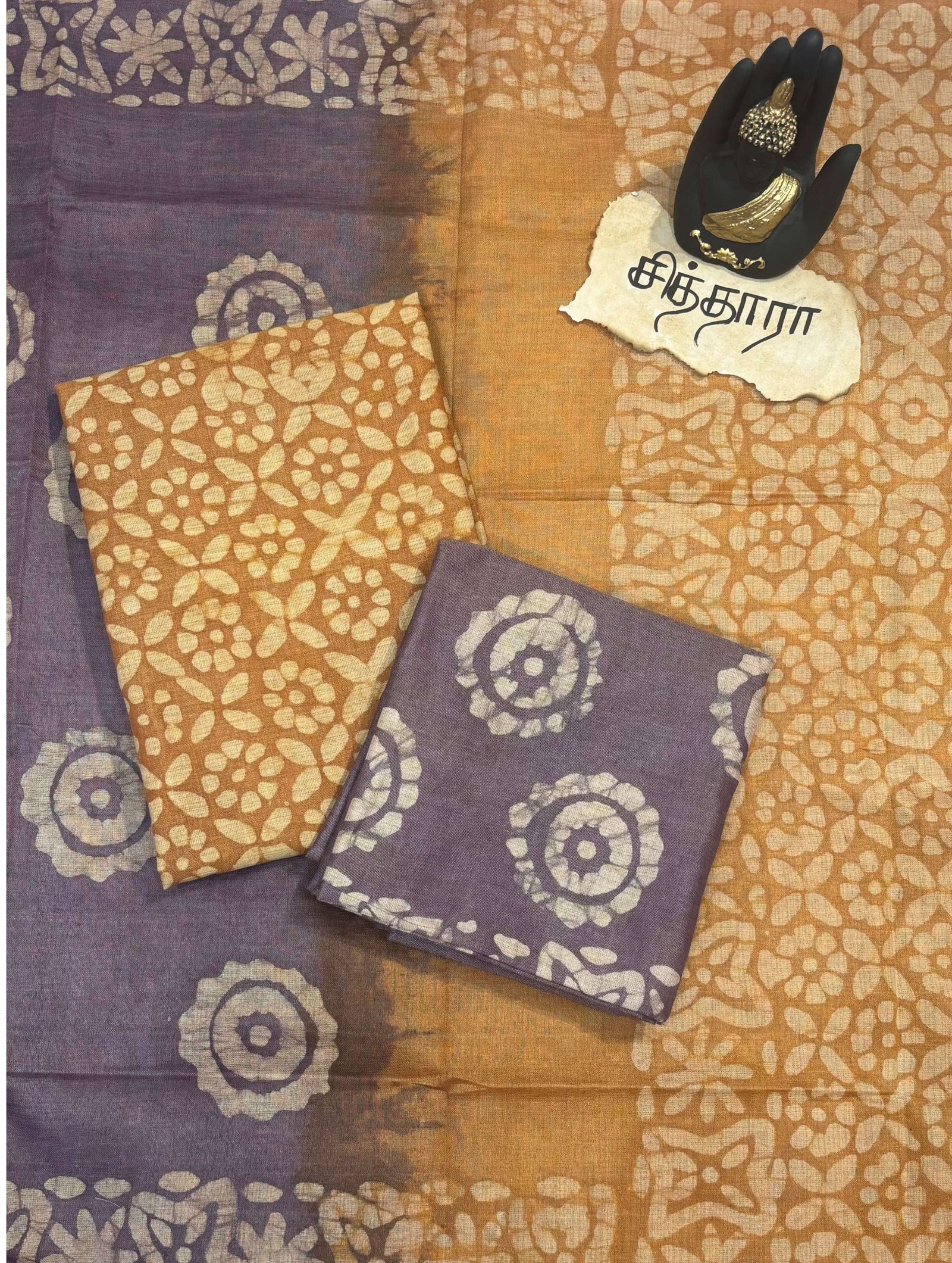 Silk Batik Salwar Sets (Unstitched)