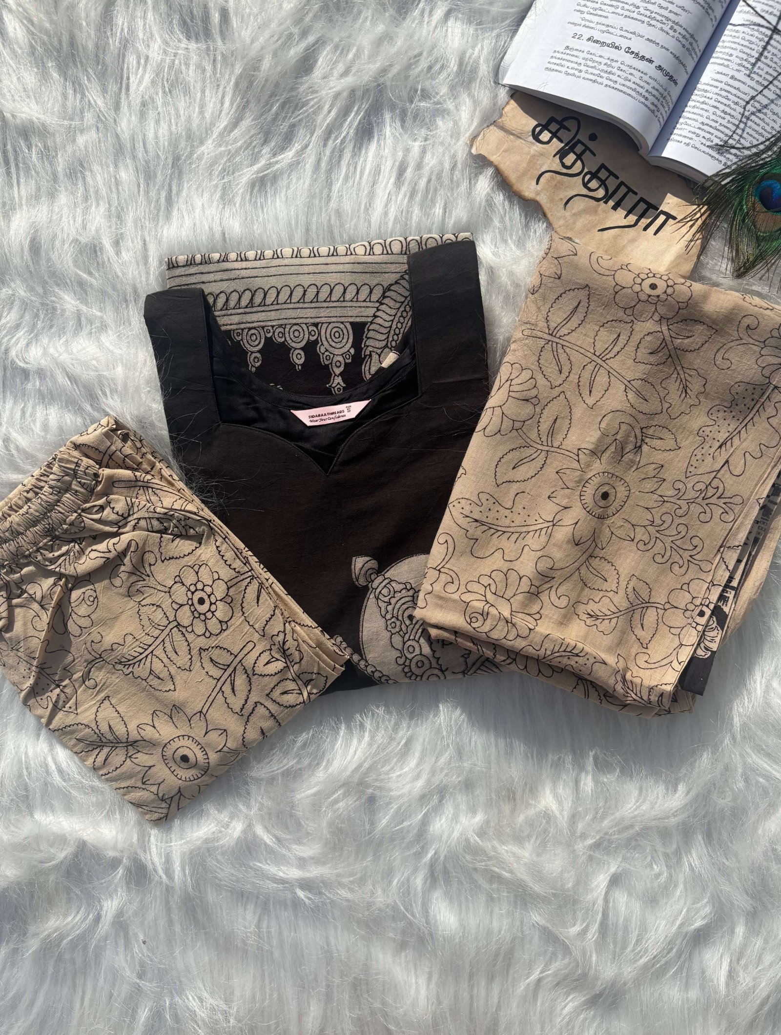Kalamkari Black(salwar set)
