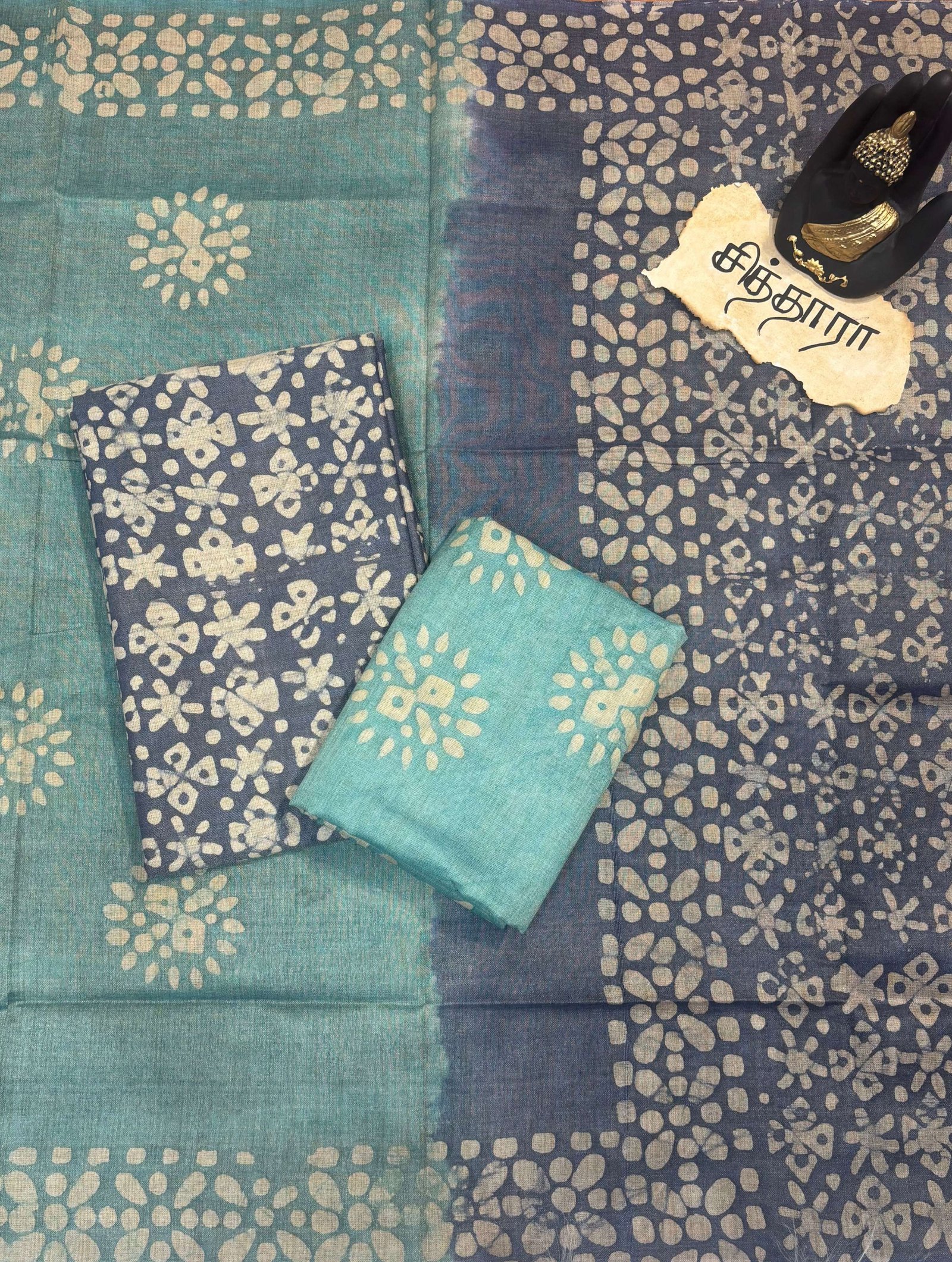 Silk Batik Salwar Sets (Unstitched)