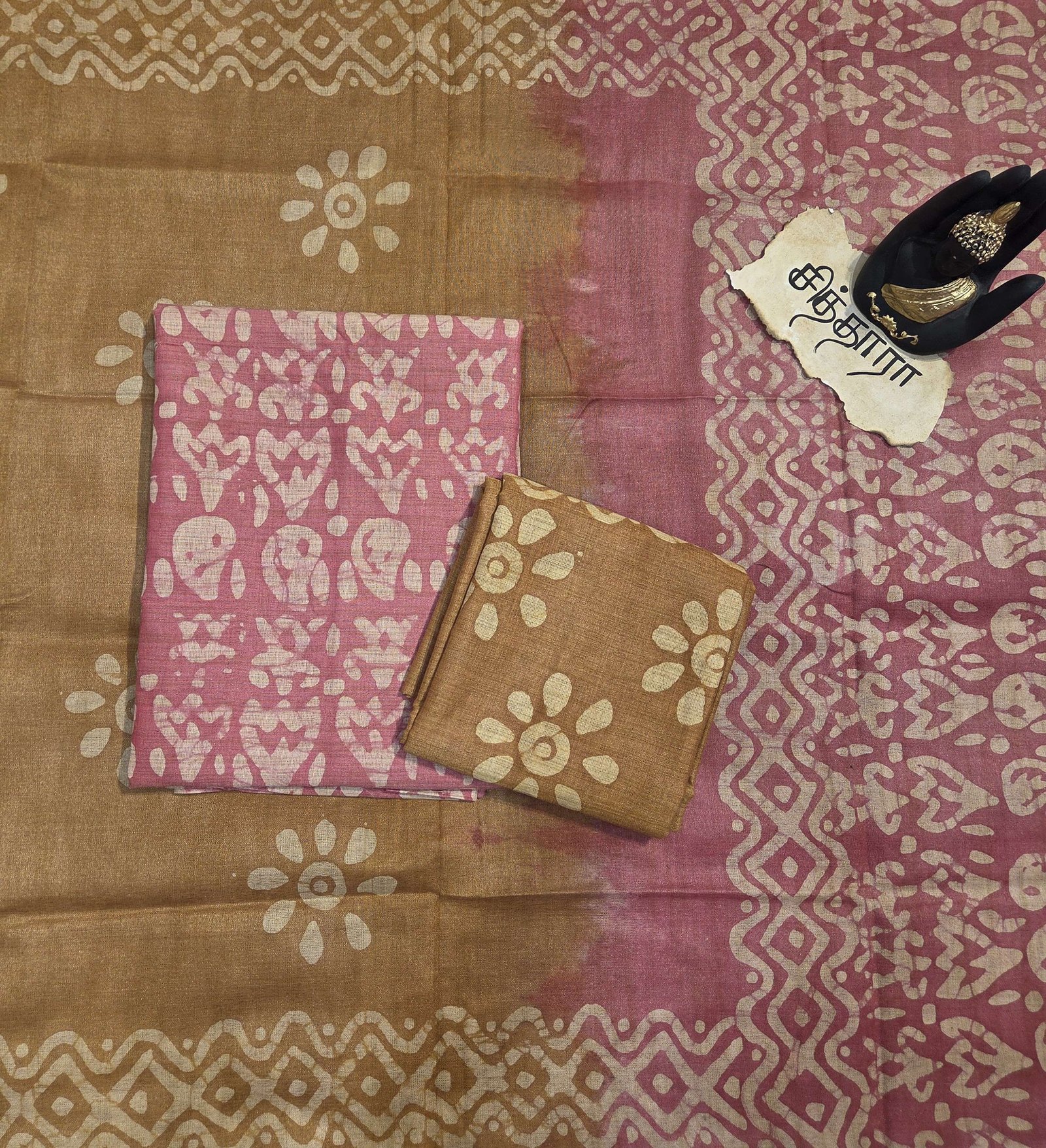 Silk Batik Salwar Sets (Unstitched)