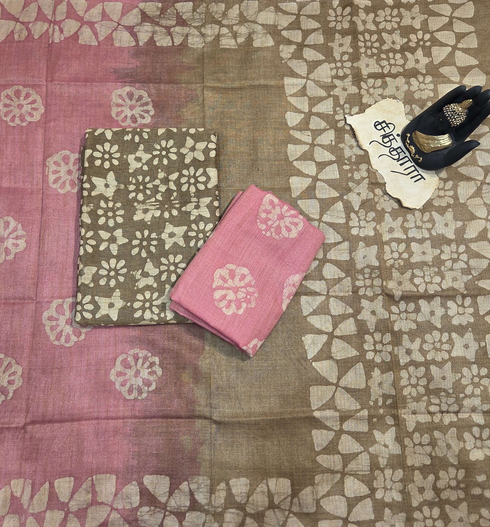 Silk Batik Salwar Sets (Unstitched)