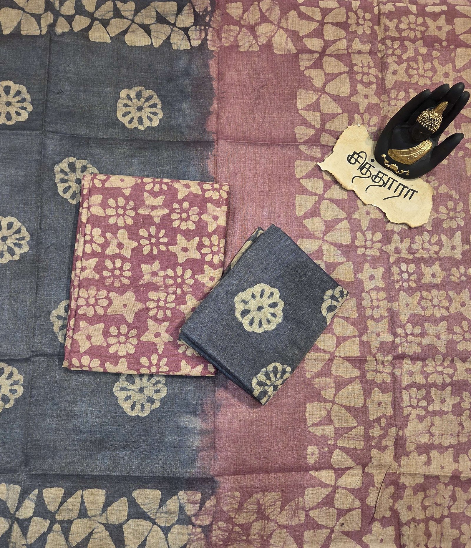 Silk Batik Salwar Sets (Unstitched)