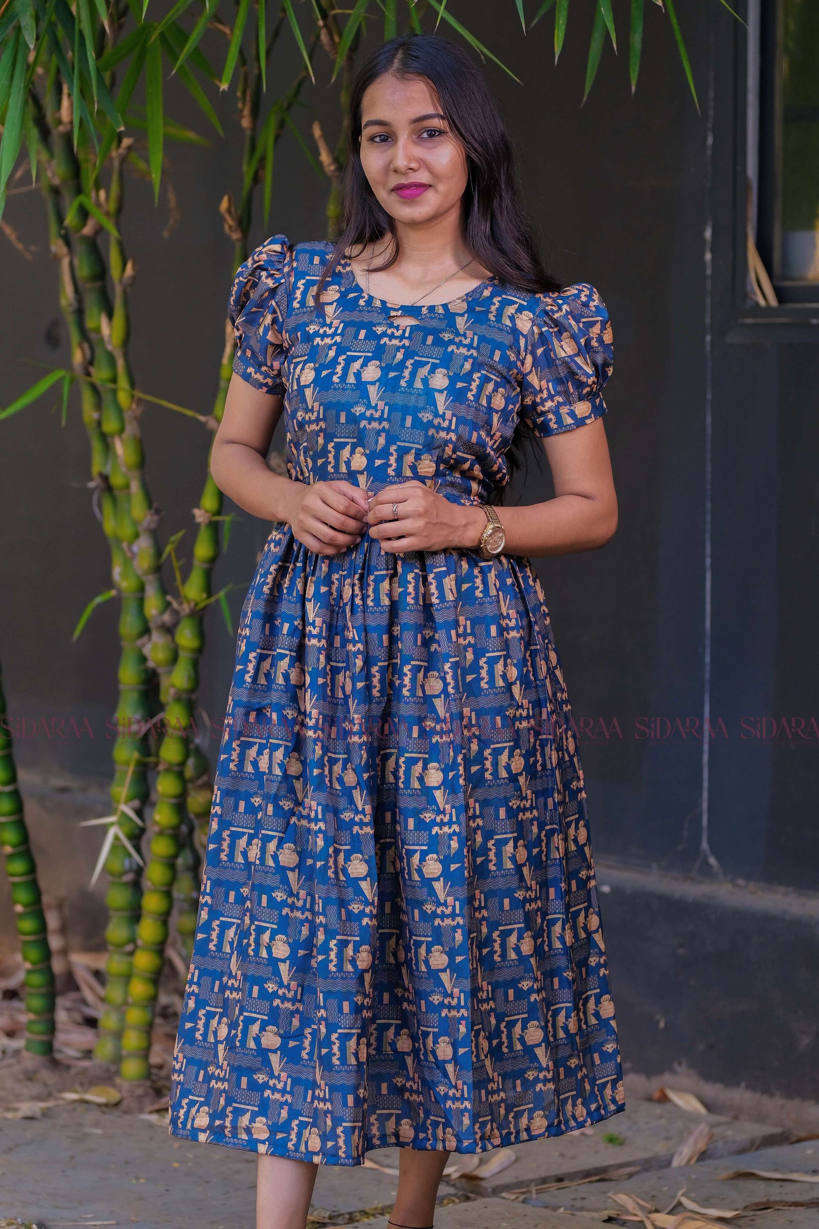 Modern Print Frock