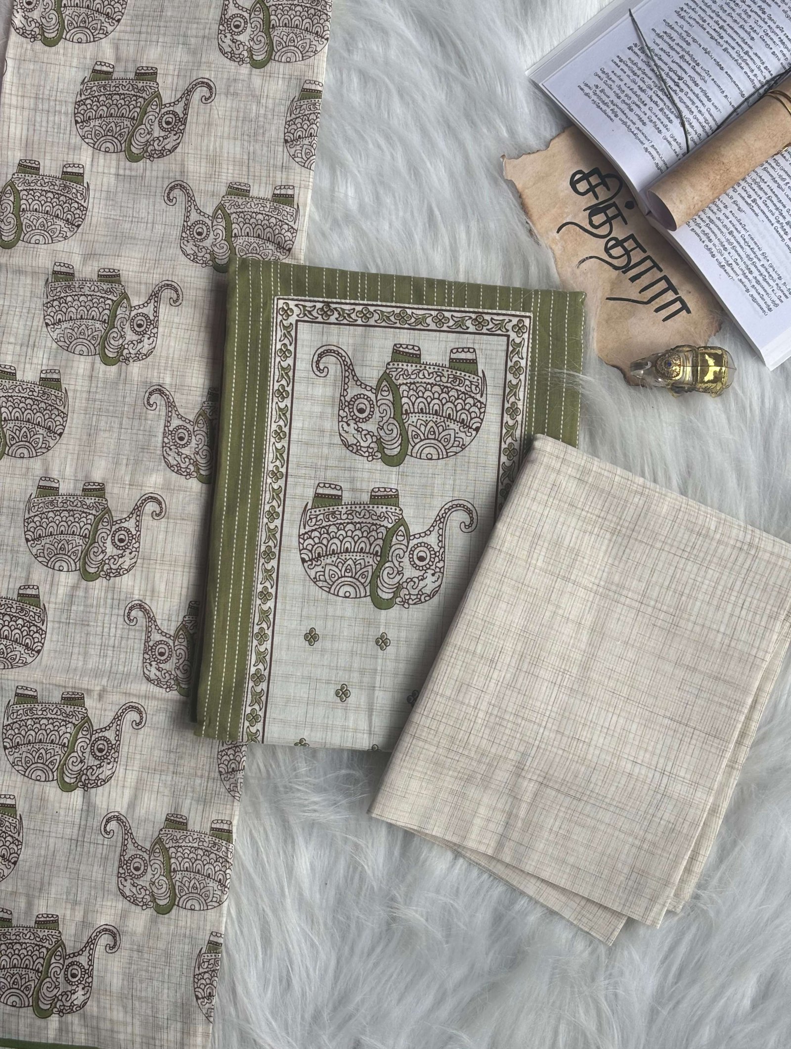 Airavata Salwar Set (Unstitched)