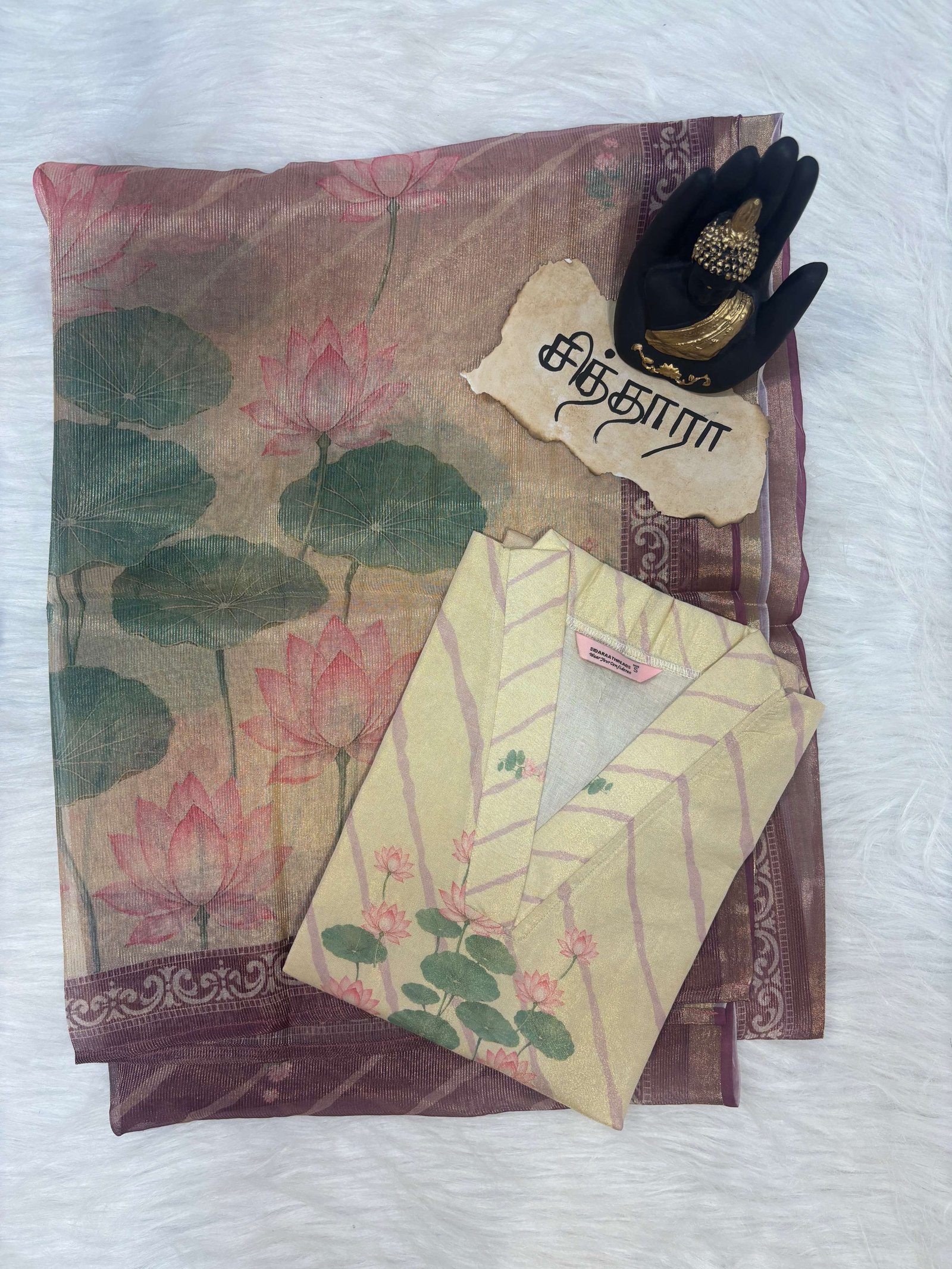 Pon Thamarai (Top and Shawl)