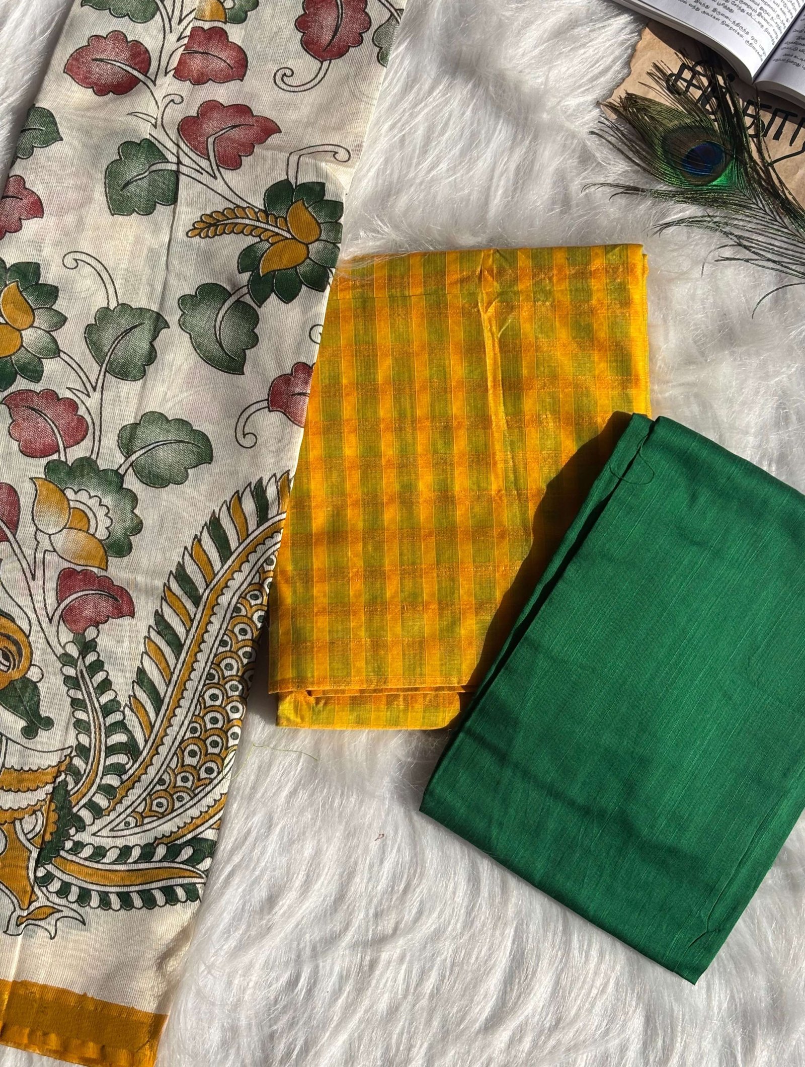 Thogai Salwar Set (Unstitched)