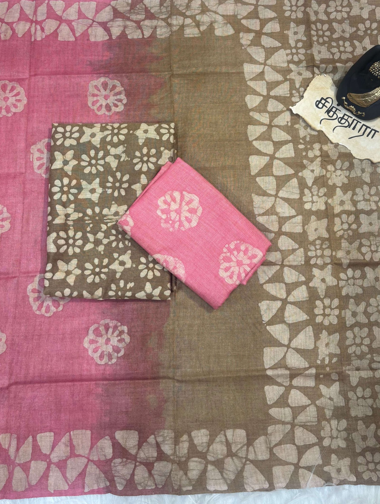 Silk Batik Salwar Sets (Unstitched)
