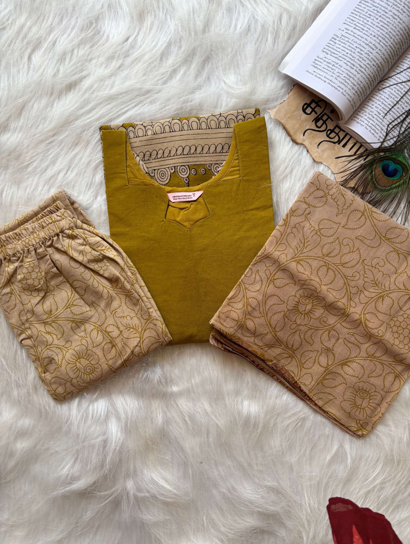Kalamkari Green (salwar set)