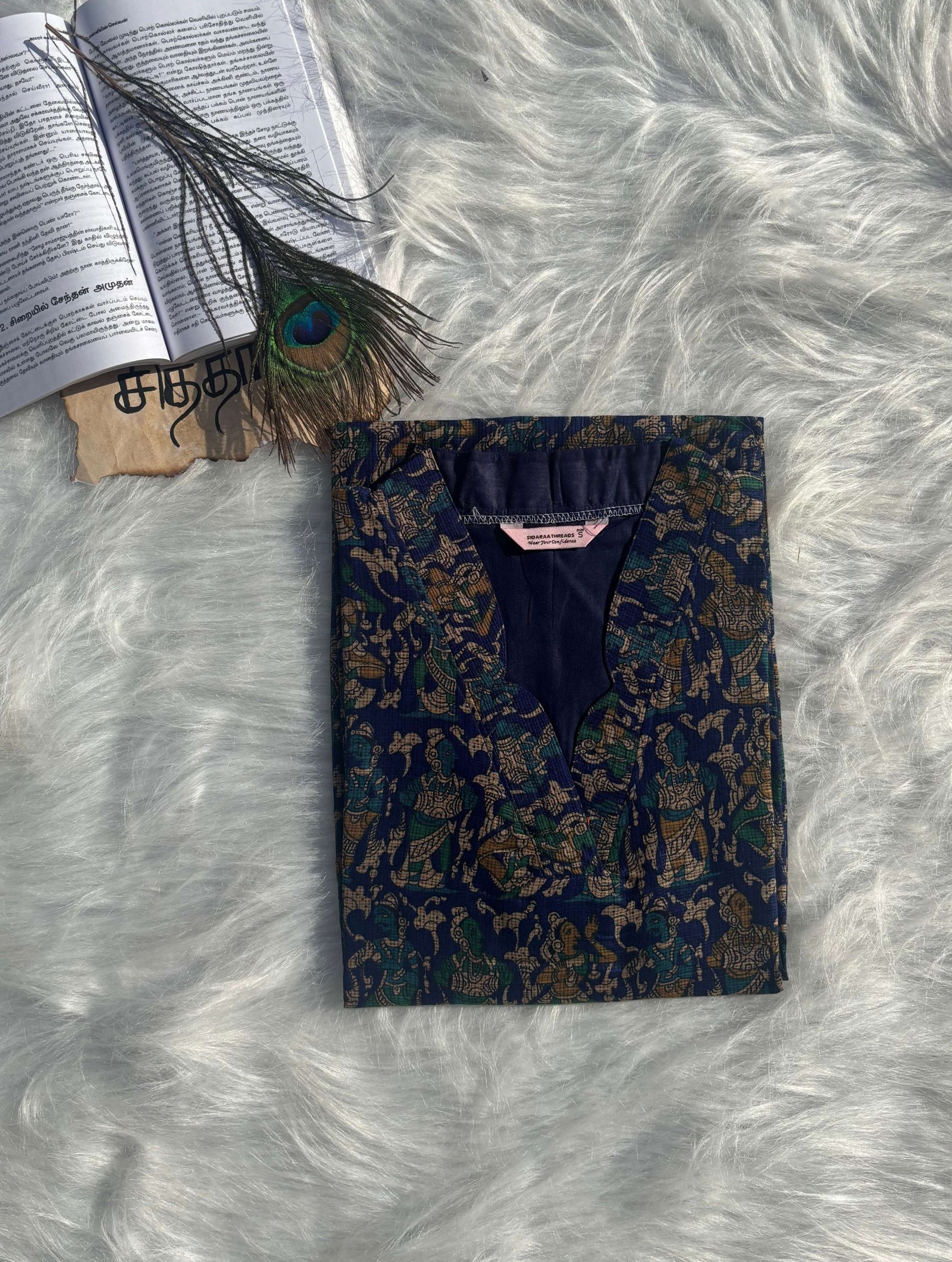 Midnight Mural Kurta