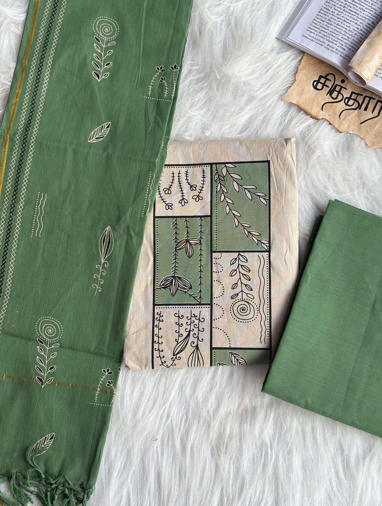 Shenbagam Salwar Sets (Unstitched)