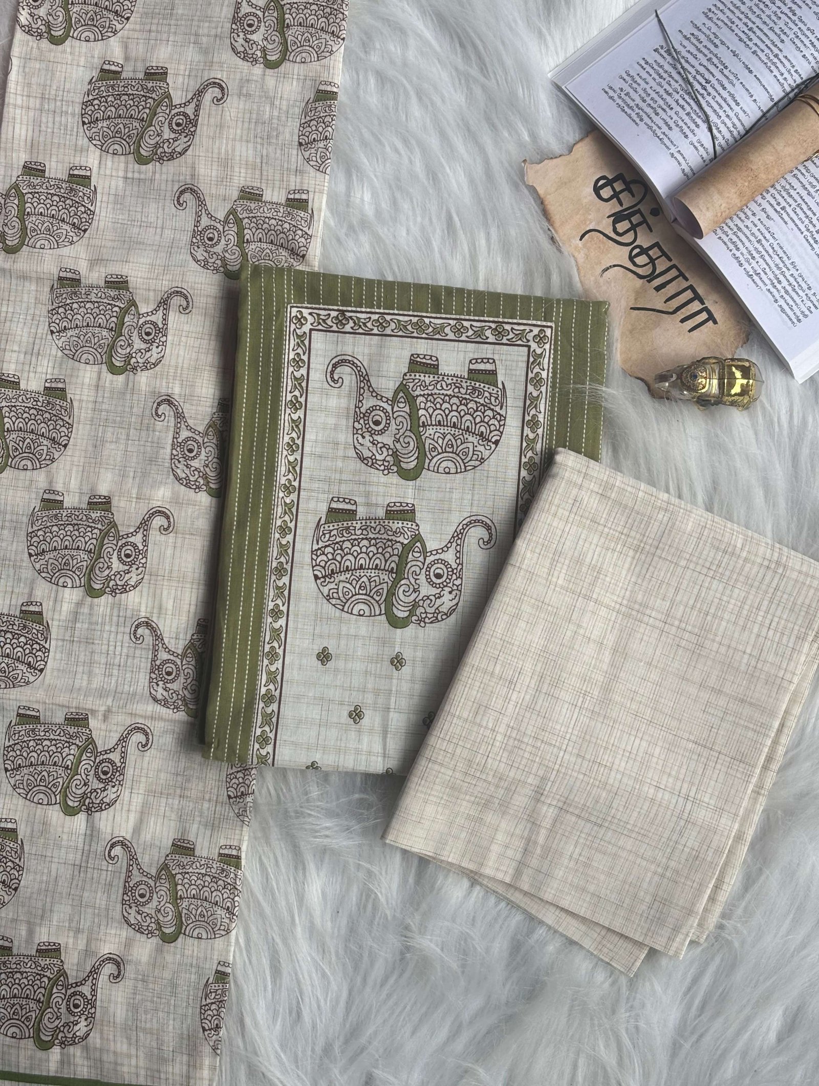 Airavata Salwar Set (Unstitched)