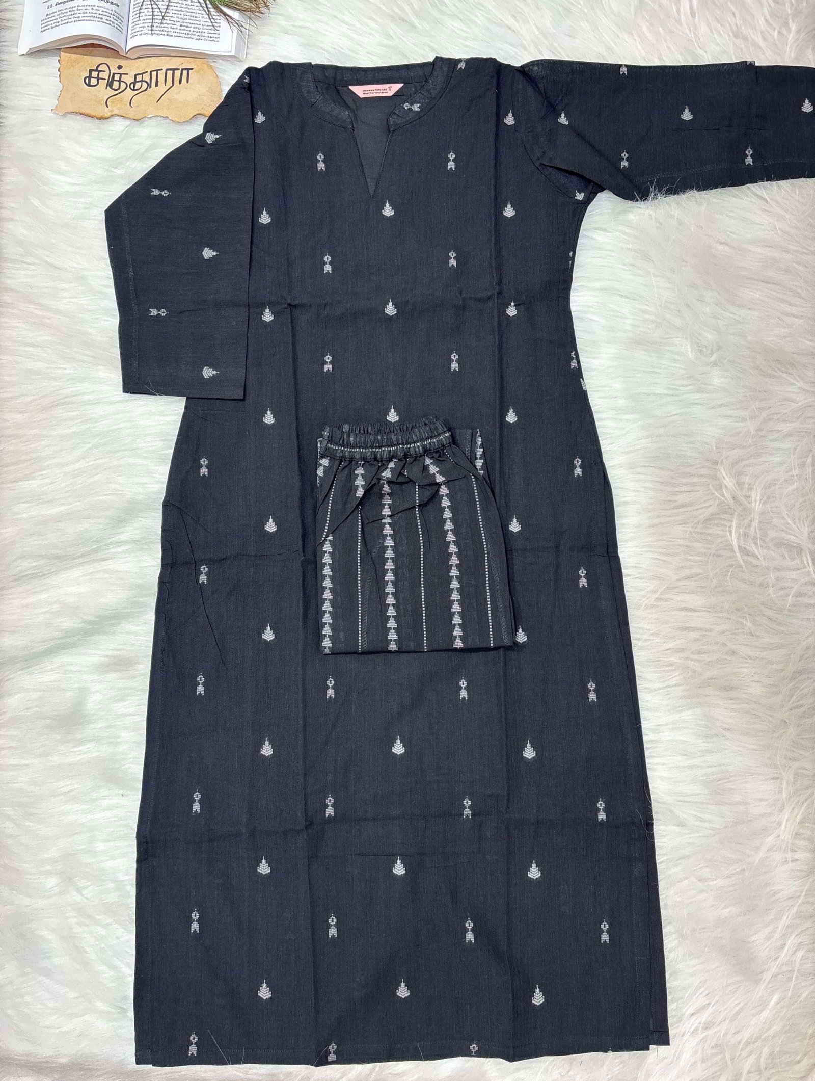 Handloom Black Coord Set ST-202
