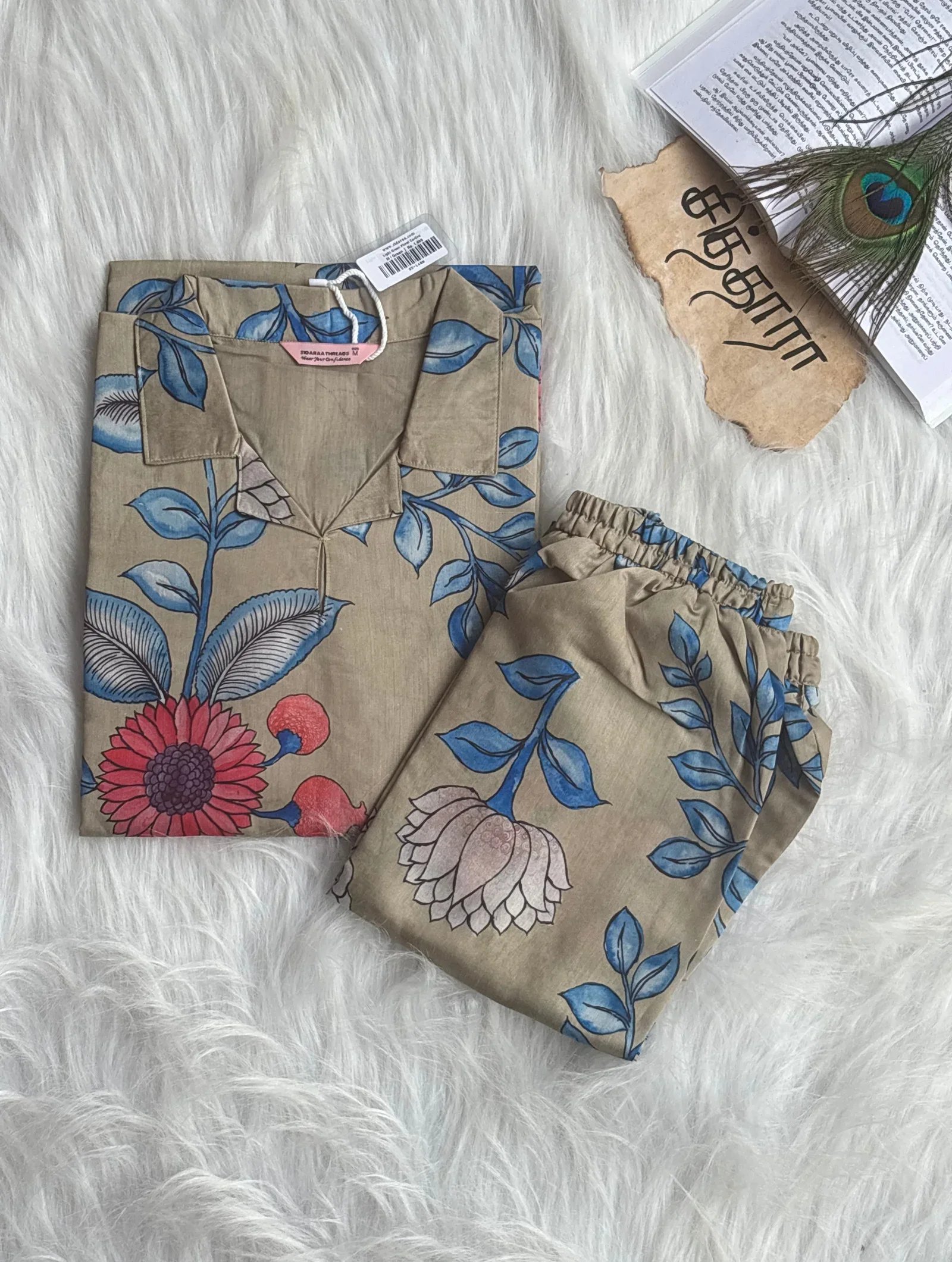 Light Green Floral Co-Ord