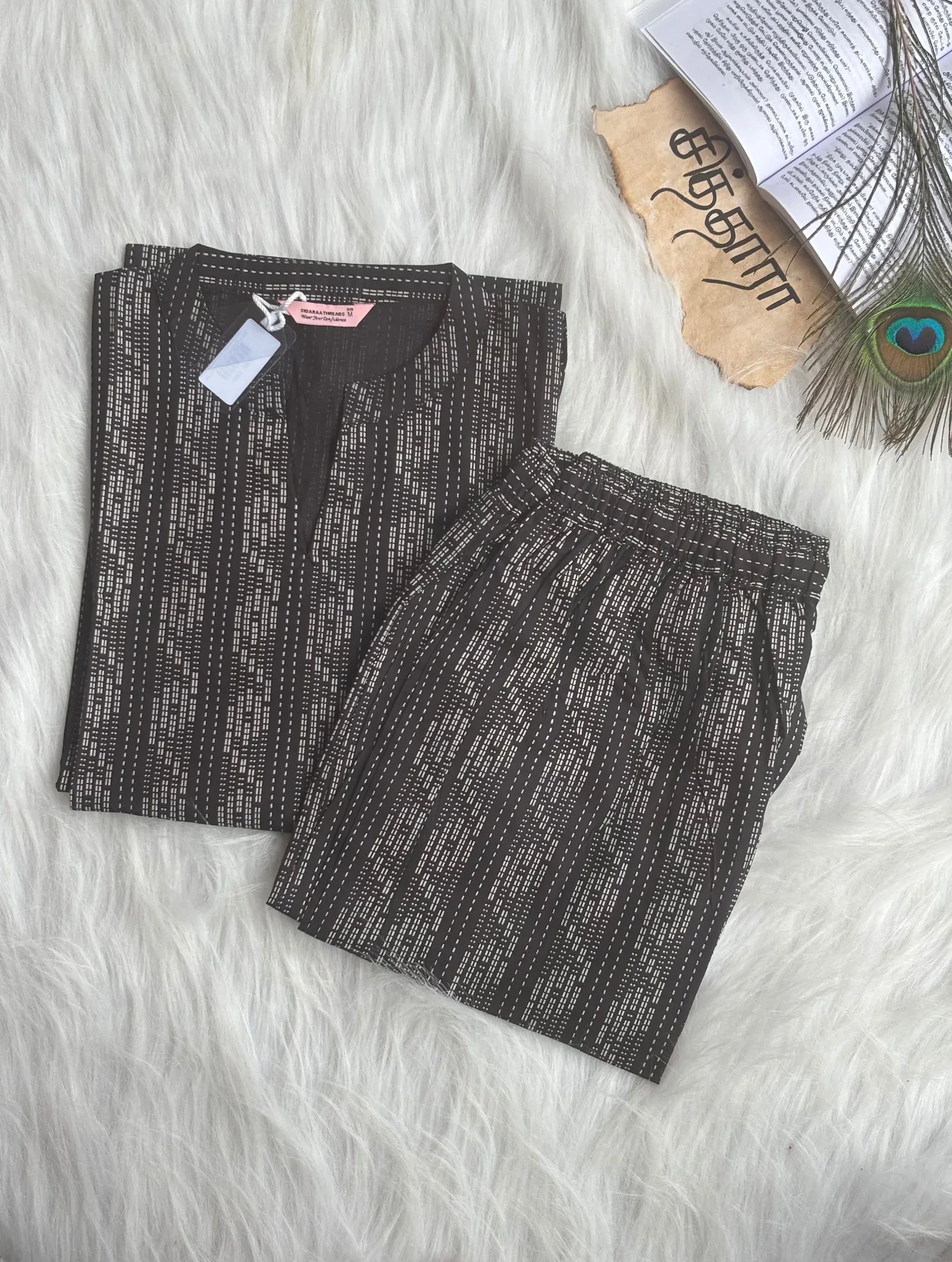 Black Stripes Co-Ord